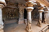 Mamallapuram - Tamil Nadu. The Varaha mandapa. 